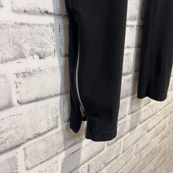 NIKE Running Dri Fit Stretch Zip Ankle & Zip Pocket Leggings Women's Size M - Picture 4 of 9